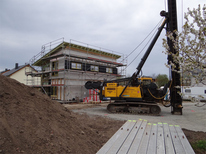 Foto 7 - Spezialtiefbau, Rammpfähle und Neubau eines Hauses