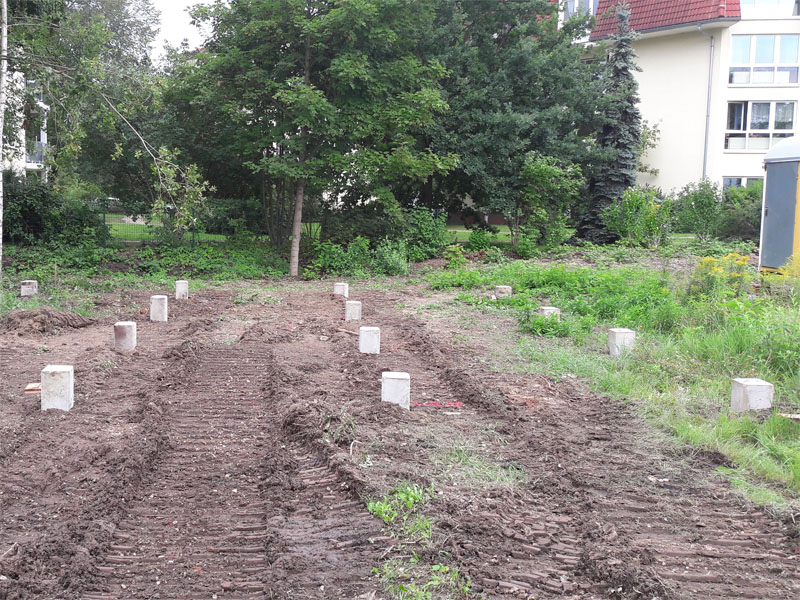 Foto 1 - Spezialtiefbau, Rammpfähle